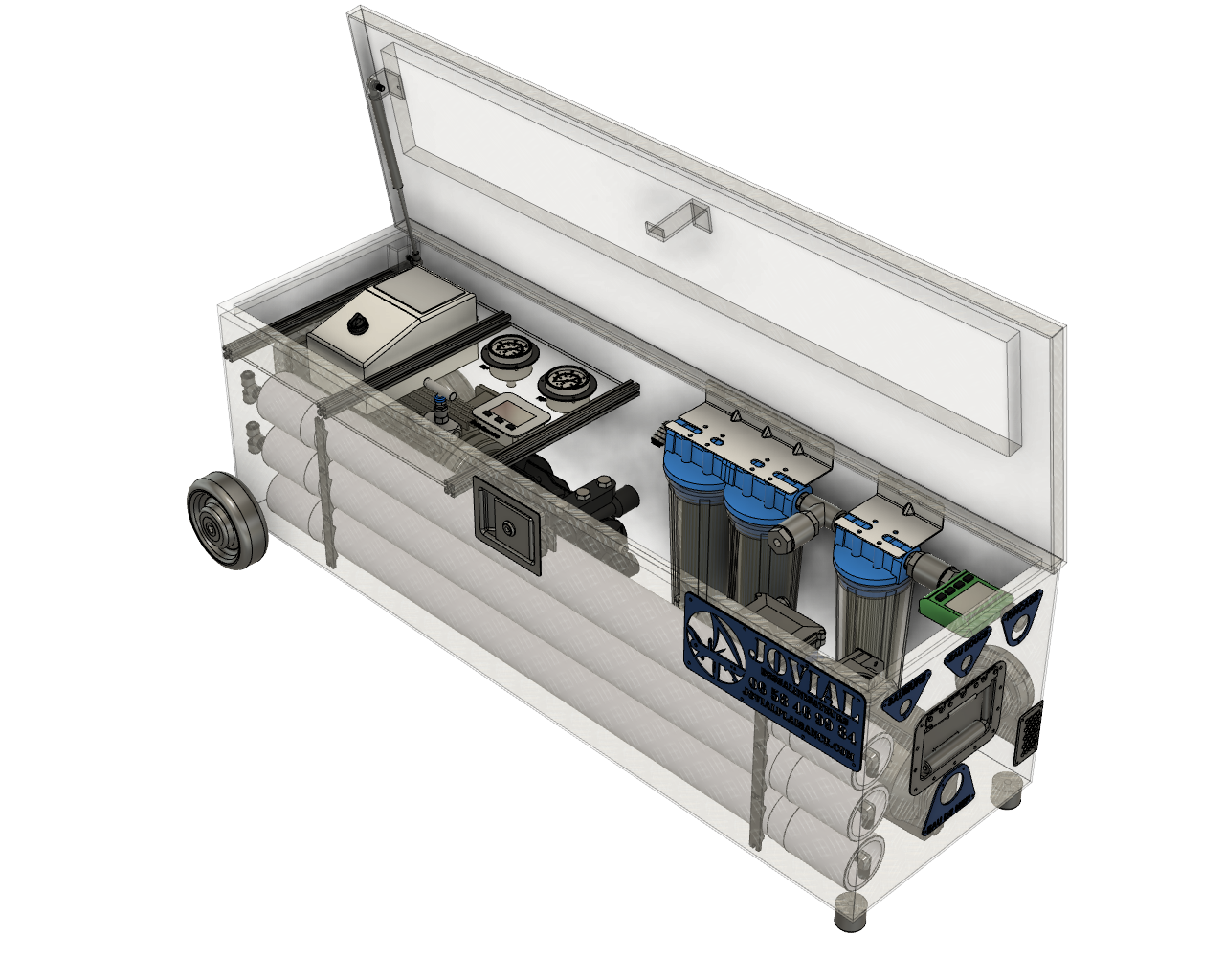 Dessalinisateur terrestre transportable haut débit